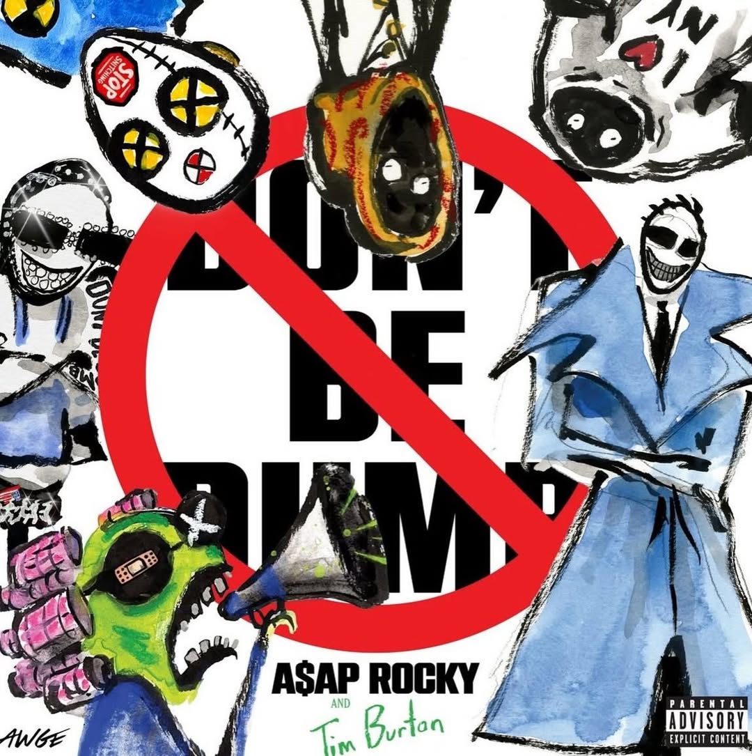 $AP Rocky reveals alternate cover arts for his upcoming album ‘DON’T BE DUMB,’ designed by Tim